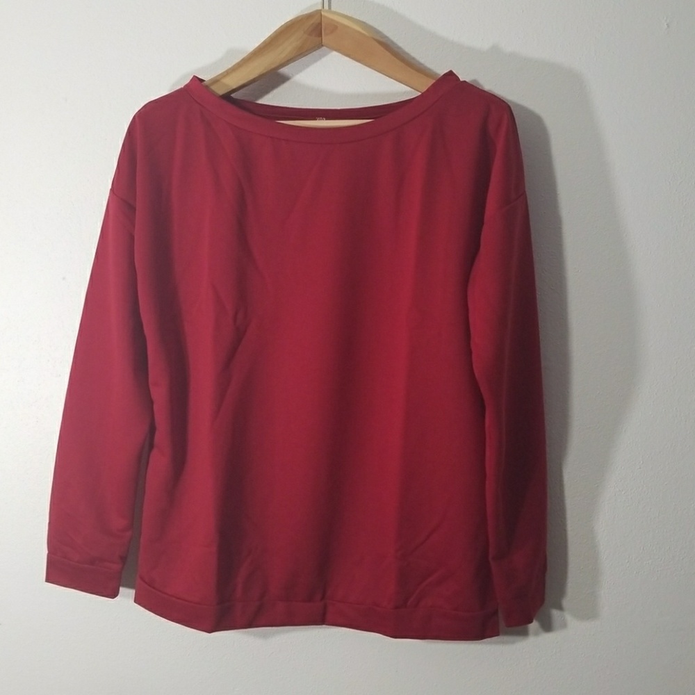 Beautiful Off Shoulder Long Sleeve Shirt - Picture 4 of 6